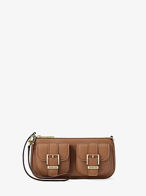 Zoe Small Pebbled Leather Pochette