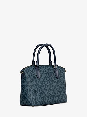 Henkeltasche Sienna Medium mit Signature-Logomuster