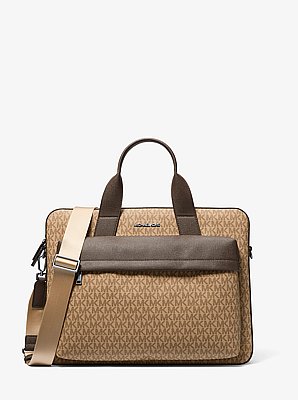 Mallette Pacey avec poche de taille moyenne &agrave; logo Signature