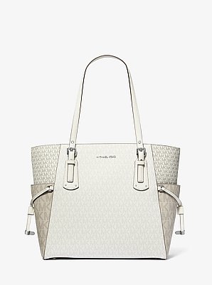 Bolso tote Voyager peque&ntilde;o con bloque de color y logotipo