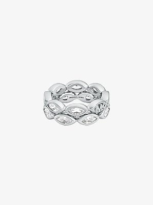 Marquise Cut Cubic Zirconia Tennis Ring