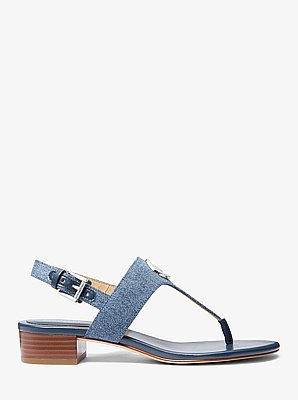 Hannah Denim Thong Sandal