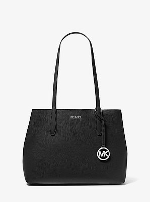 Avalon Medium Pebbled Leather Tote Bag