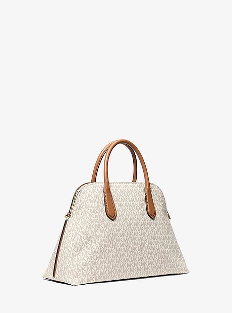 Freddie Large Signature Logo Dome Satchel