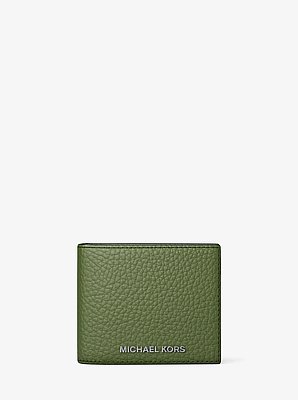 Hudson Pebbled Leather Billfold Wallet