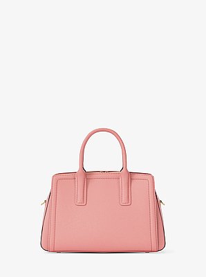 Laila Small Pebbled Leather Satchel