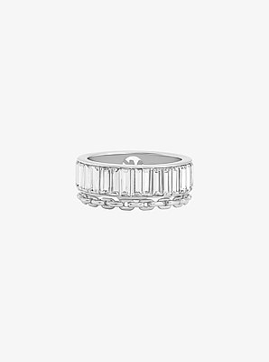 Cubic Zirconia Double Layered Ring
