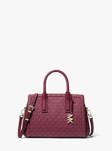 Laila Small Signature Logo Satchel