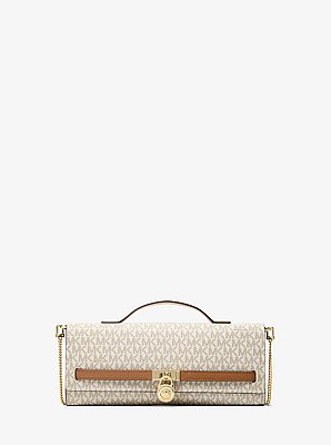 Hamilton Moderne Medium Signature Logo Clutch
