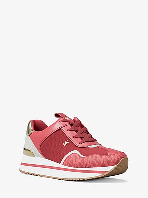 Sneaker Raina aus Mesh und Signature-Logostoff in Blockfarben