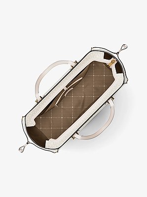 Bolso tote Voyager grande con cremallera superior y logotipo exclusivo