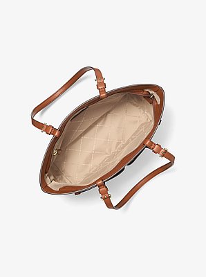 Jet Set Medium Logo Pocket Tote Bag