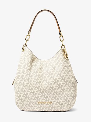 Bolso de hombro Lillie grande con logotipo