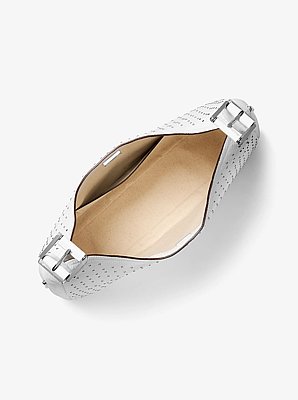 Hobo Bag Nolita Large aus gekrispeltem Leder mit Nieten