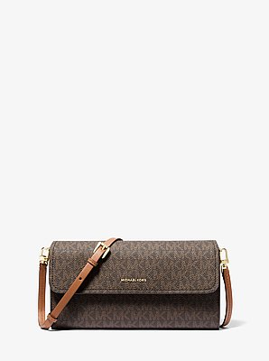 Jet Set Small Signature Logo Smartphone Crossbody Bag