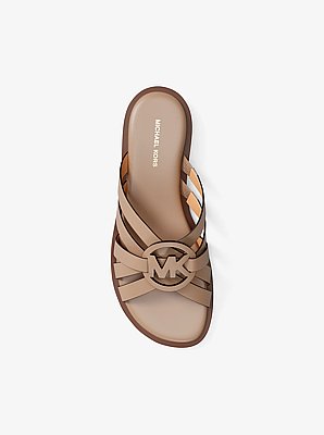 Erika Leather Slide Sandal