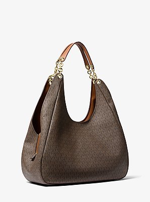 Ellie Large Signature Logo Shoulder Bag