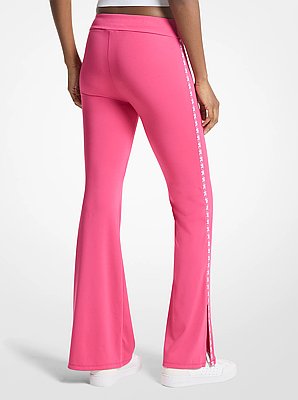 Leggings acampanados con logotipo