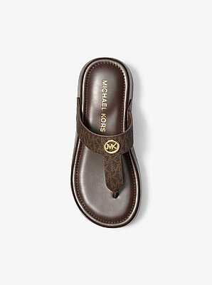Koya Signature Logo Platform Flip Flop