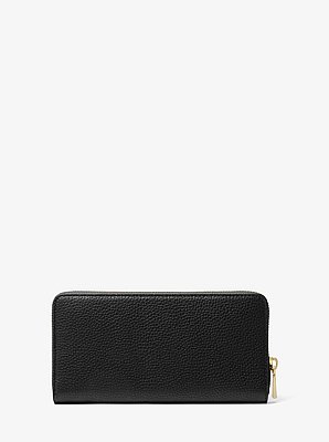 Jet Set Large Pebbled Leather Wallet