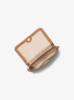 Sac &agrave; bandouli&egrave;re convertible de taille moyenne &agrave; logo