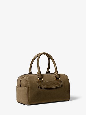 Jet Set Travel Extra-Small Suede Duffel Crossbody Bag