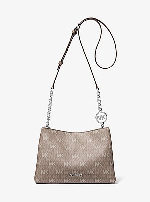 Christina Small Signature Logo Crossbody Bag