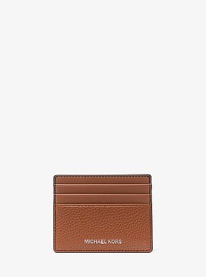Cooper Pebbled Leather Tall Card Case