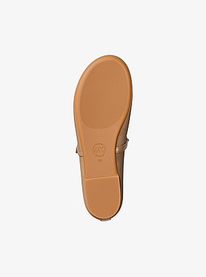 Chausson de ballet Phoebe en cuir &agrave; ornements