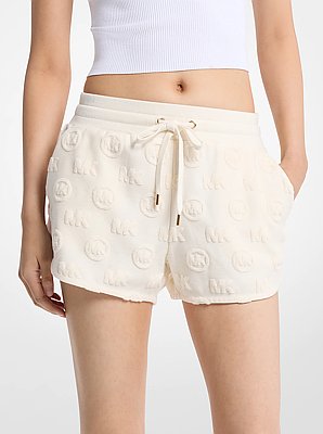 Logo Jacquard Terry Shorts