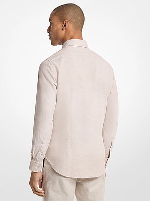 Cotton and Linen Slim-Fit Shirt