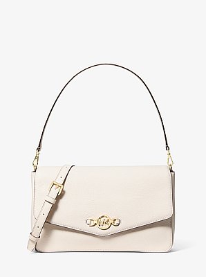 Kacey Large Pebbled Leather Convertible Shoulder Bag