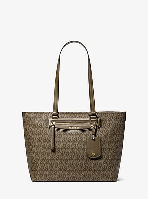 Jet Set Travel Medium Signature Logo Tote Bag