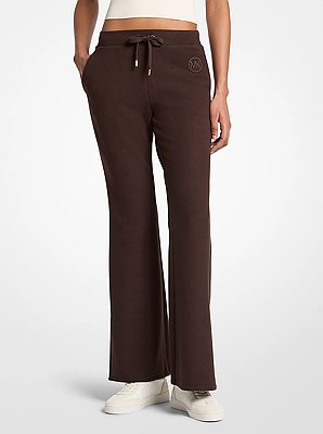 Pantalon &eacute;vas&eacute; en tricot