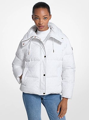 Signature Logo Quilted Puffer Jacket