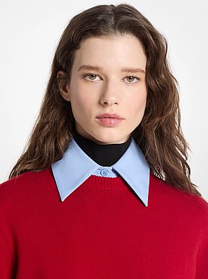 Cotton Poplin Dickey