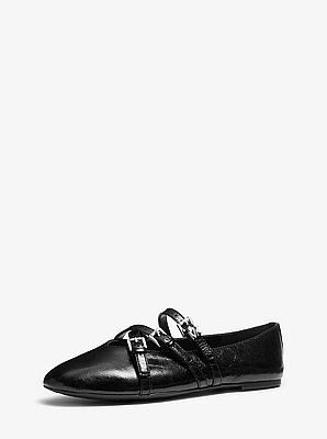 Indy Flex Leather Ballet Flat
