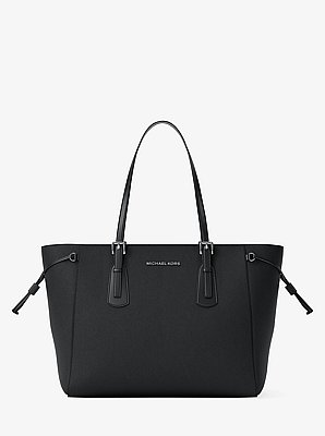 Bolso tote Voyager grande de piel saffiano