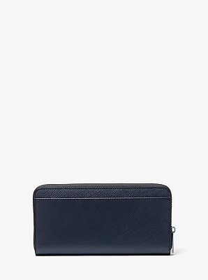 Edison Leather Zip-Around Wallet