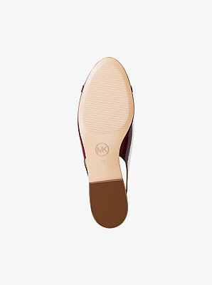 Chaussure plate &agrave; bride arri&egrave;re Dori vernie