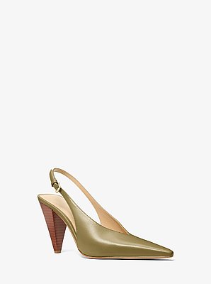 Electra Leather Slingback Pump
