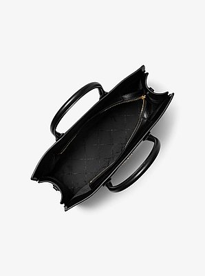 Scarlett Medium Pebbled Leather Satchel