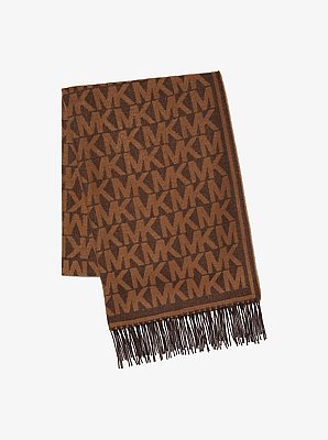Logo Print Scarf