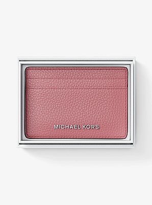 Kartenetui aus gekrispeltem Leder