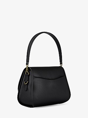Bolso messenger Holmes mediano convertible de piel granulada