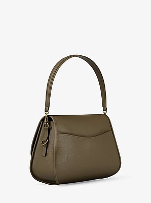 Holmes Medium Pebbled Leather Convertible Messenger Bag