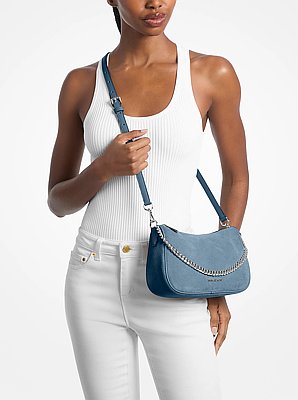 Carmela Medium Suede Convertible Crossbody Bag