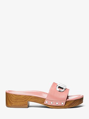 Sandalia Parker de piel con plataforma