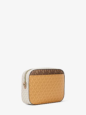 Jet Set Large Signature Logo Crossbody Bag
