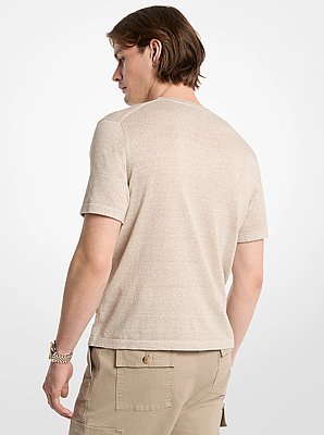 Linen and Cotton T-Shirt
